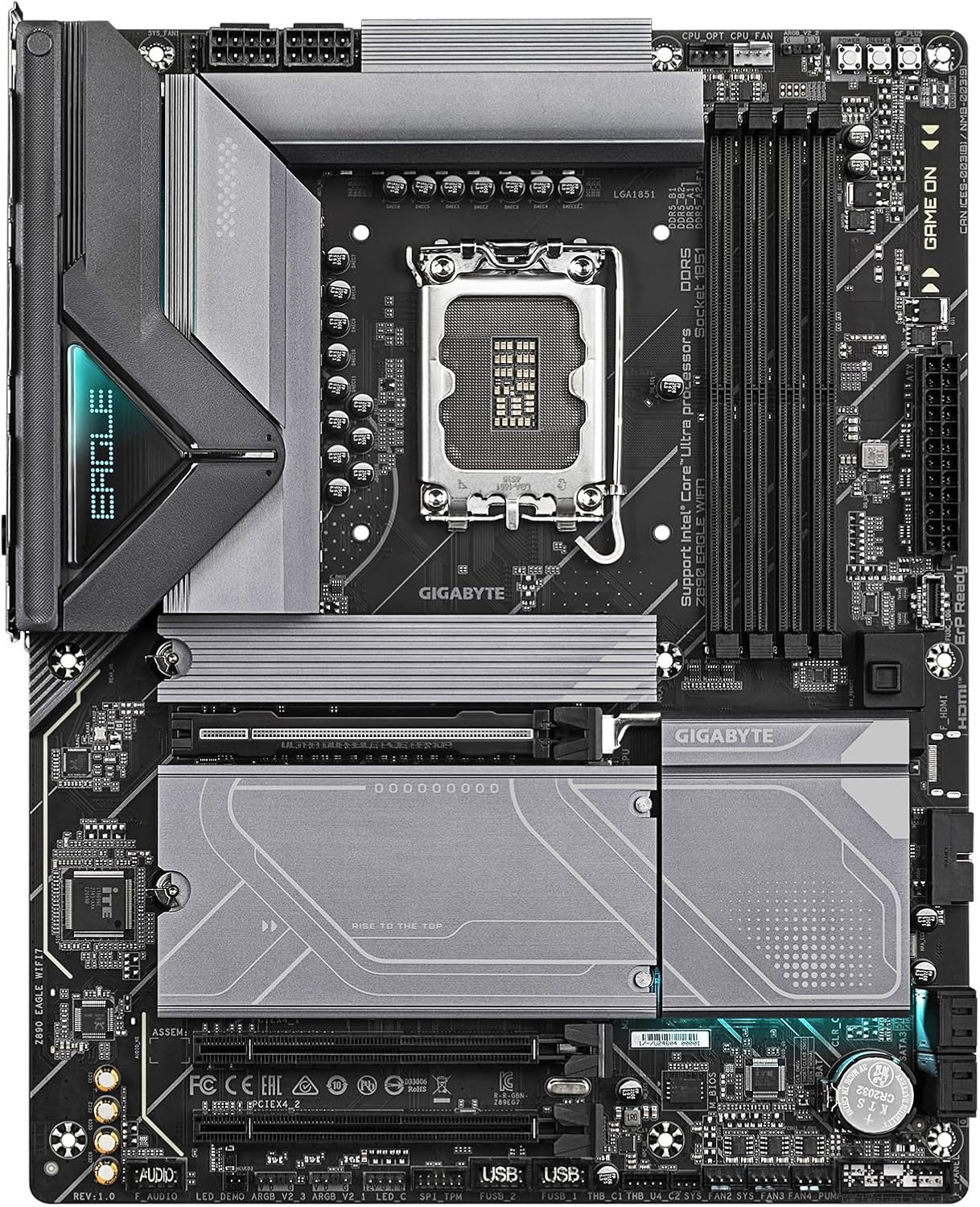 Alternative view of Gigabyte Z890 EAGLE